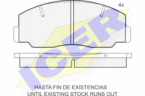 Brake Pad Set, disc brake (140330)