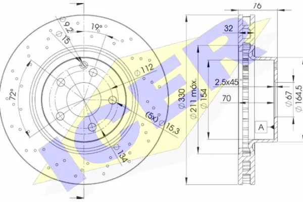 Brake Disc (78BD5038-2)