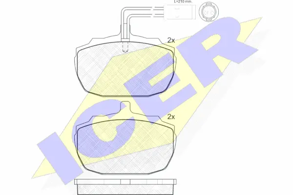 Brake Pad Set, disc brake (180407)