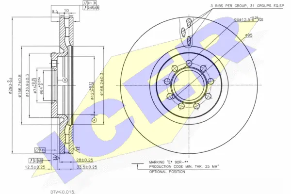 Brake Disc (78BD8762-2)