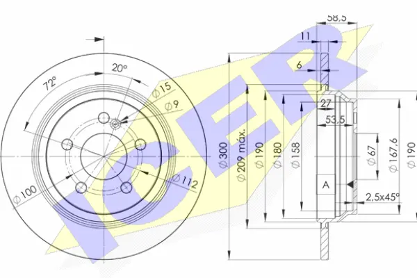 Brake Disc (78BD3055-2)