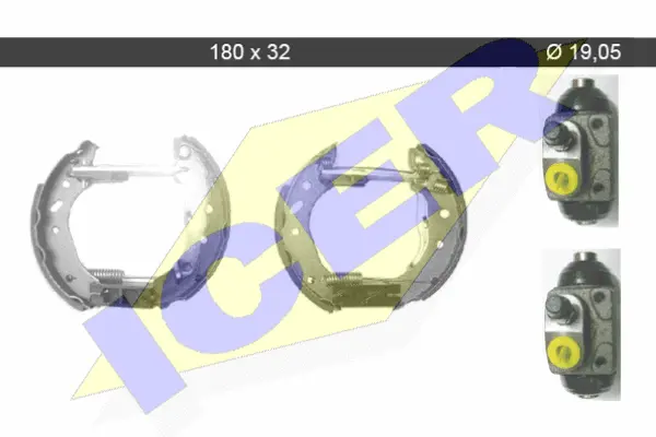 Brake Shoe Set (79KT0025 C)