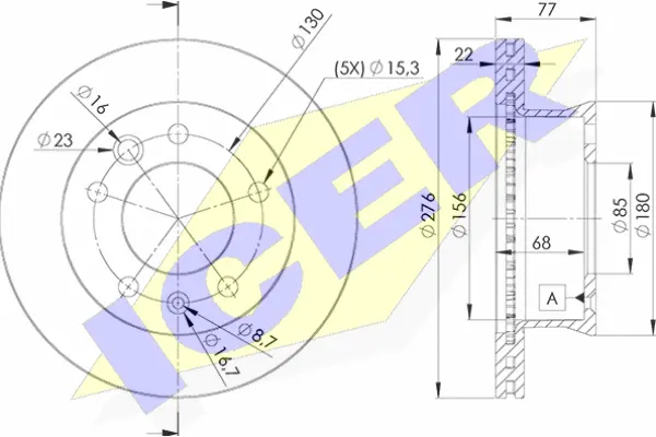 Brake Disc (78BD0181-1)