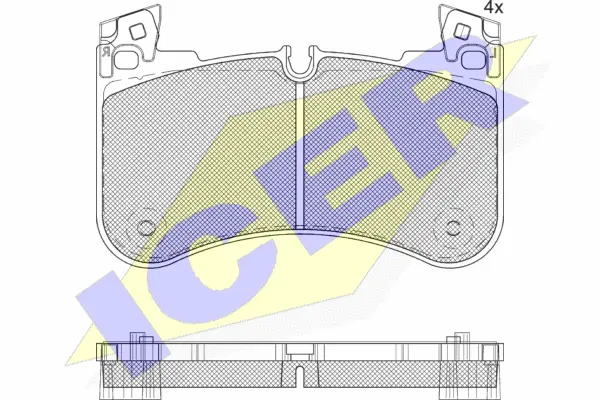 Brake Pad Set, disc brake (182366)