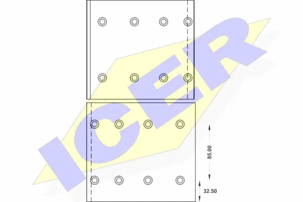 Brake Lining Kit, drum brake (21 9900 00)