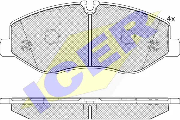 Brake Pad Set, disc brake (142191)