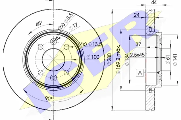 Brake Disc (78BD7829-2)