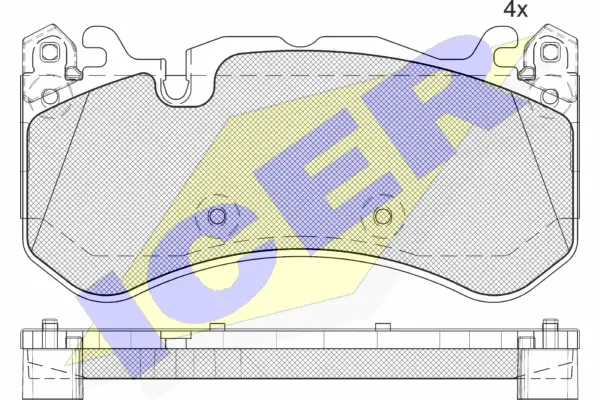 Brake Pad Set, disc brake (182079-204)