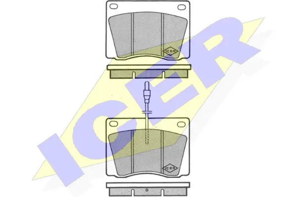 Brake Pad Set, disc brake (180205)