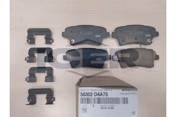 Brake Pad Set, disc brake (182467)