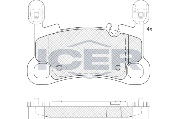 Brake Pad Set, disc brake (182458)