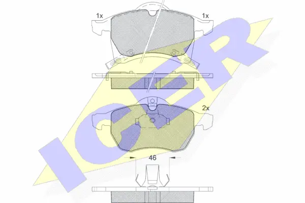 Brake Pad Set, disc brake (181248)