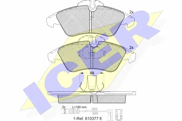 Brake Pad Set, disc brake (141104-203)