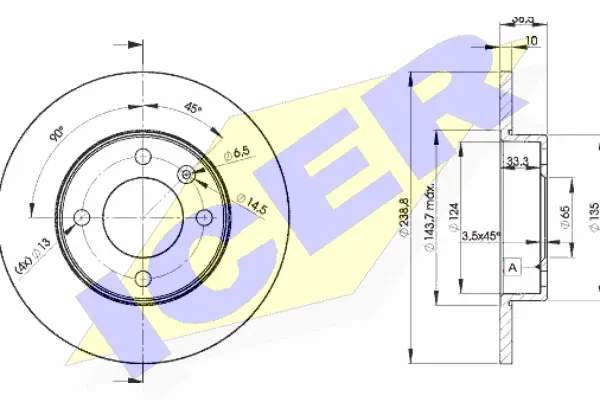 Brake Disc (78BD3325-2)