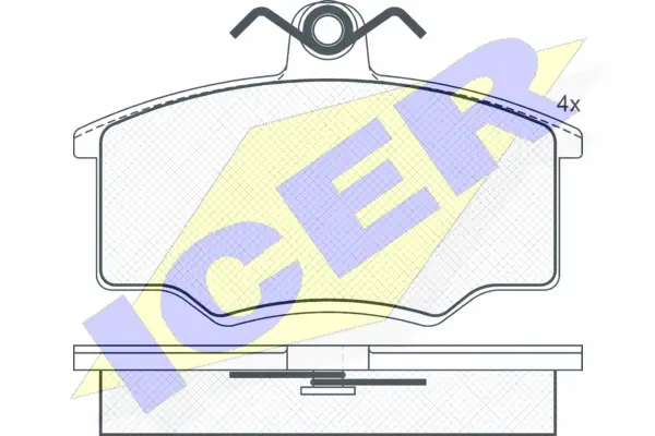 Brake Pad Set, disc brake (180865)