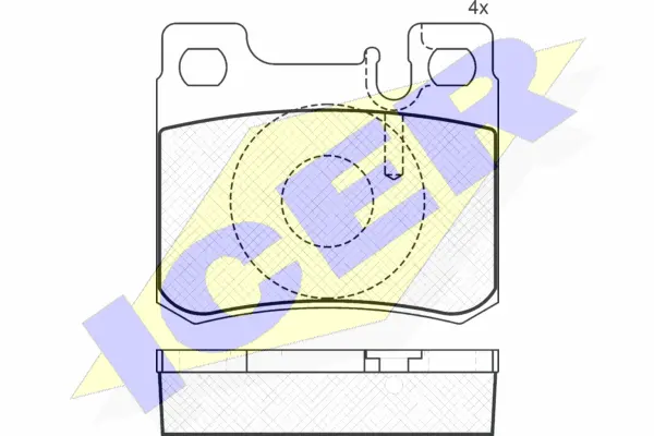 Brake Pad Set, disc brake (180974)
