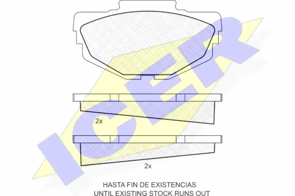 Brake Pad Set, disc brake (180069)