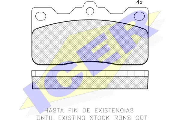 Brake Pad Set, disc brake (180608)