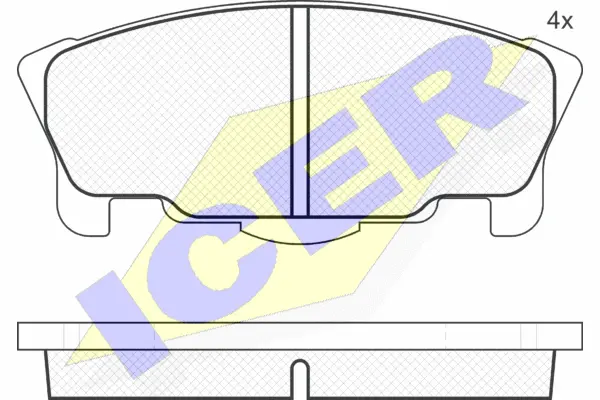 Brake Pad Set, disc brake (181341)