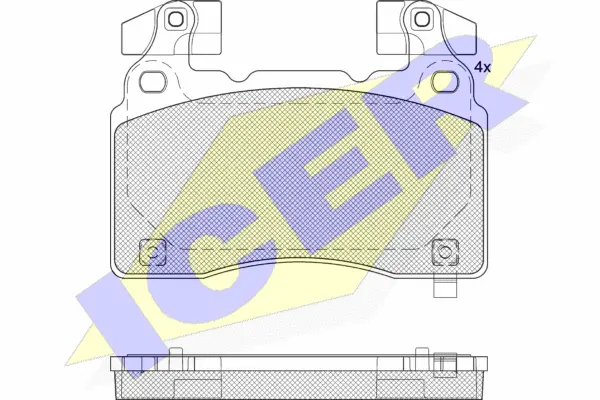 Brake Pad Set, disc brake (182286)