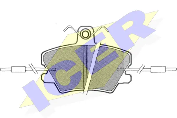 Brake Pad Set, disc brake (180673)