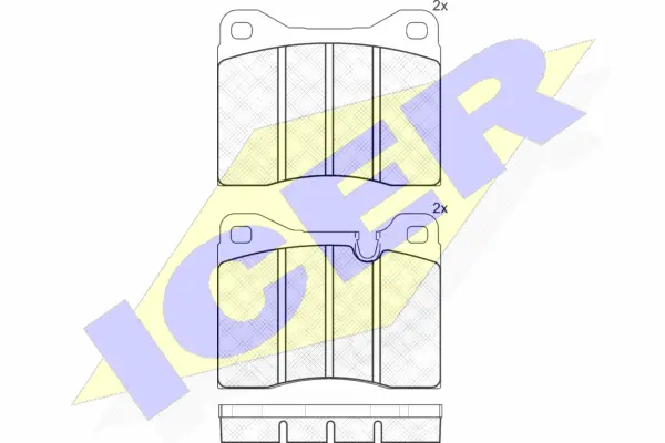 Brake Pad Set, disc brake (180304)