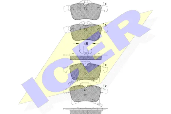 Brake Pad Set, disc brake (181592)