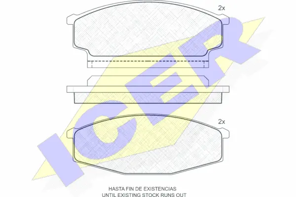 Brake Pad Set, disc brake (140533)