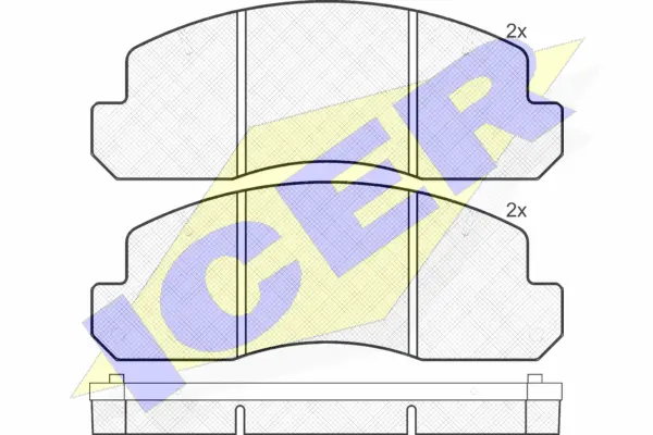 Brake Pad Set, disc brake (141044)