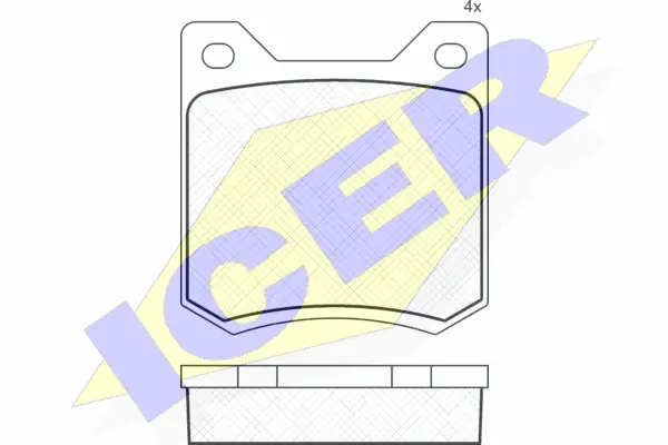 Brake Pad Set, disc brake (180122)