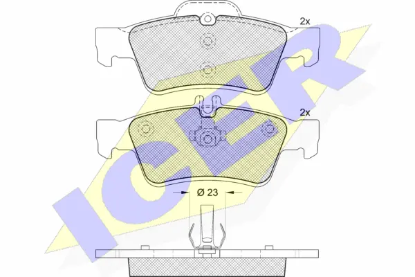 Brake Pad Set, disc brake (181576-396)