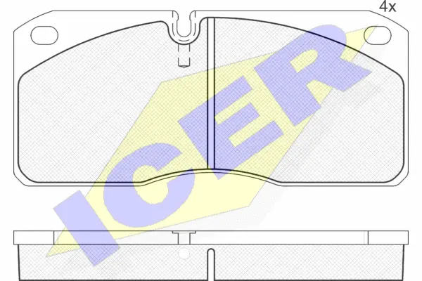 Brake Pad Set, disc brake (151078)