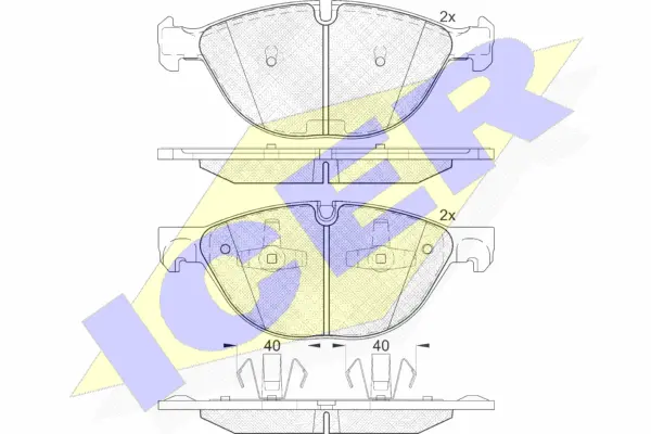 Brake Pad Set, disc brake (181905)