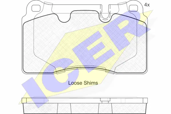 Brake Pad Set, disc brake (181788)