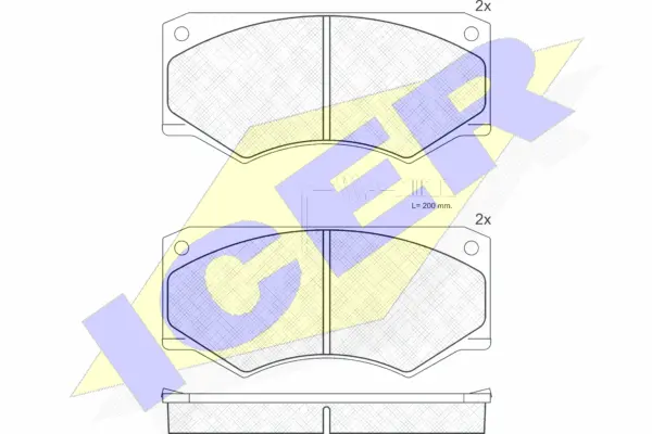 Brake Pad Set, disc brake (140814)