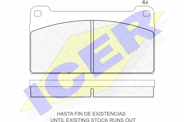 Brake Pad Set, disc brake (150277)