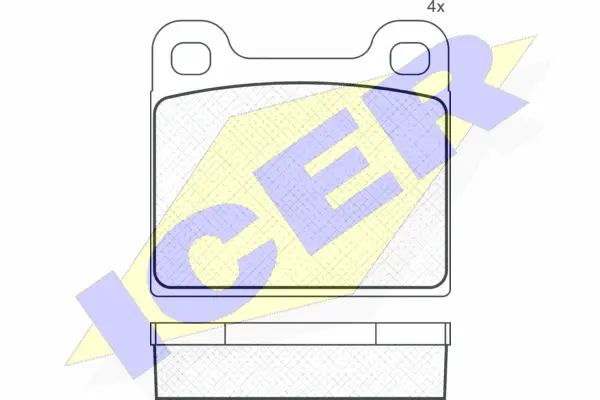 Brake Pad Set, disc brake (180386)