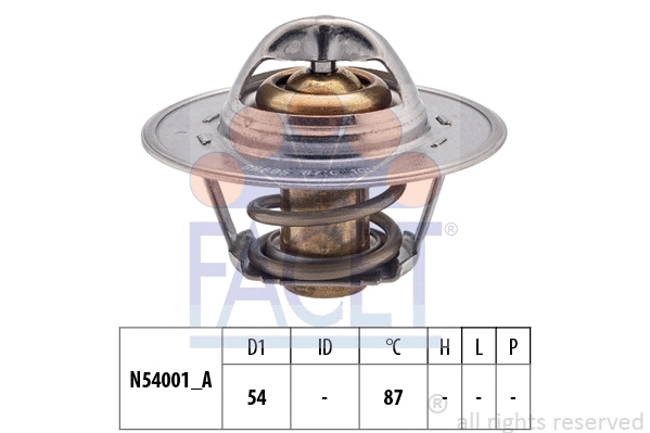 Thermostat, coolant (7.8268S)