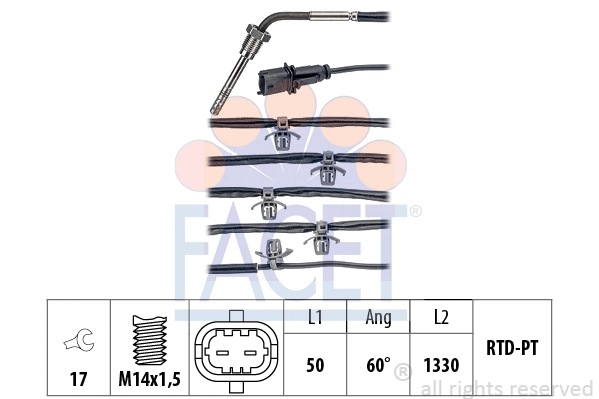 Sensor, exhaust gas temperature (22.0234)