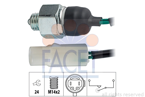Switch, reverse light (7.6206)