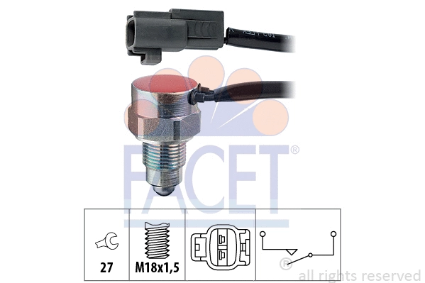 Switch, reverse light (7.6197)