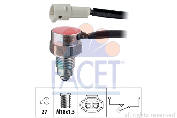 Switch, reverse light (7.6162)