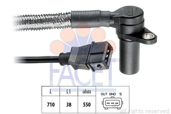 Sensor, crankshaft pulse (9.0230)