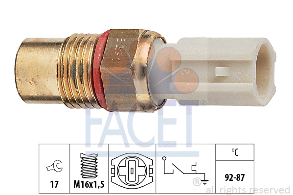 Temperature Switch, radiator fan (7.5291)