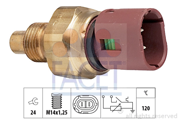 Sensor, coolant temperature (7.3522)
