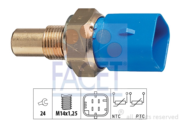 Sensor, coolant temperature (7.3320)