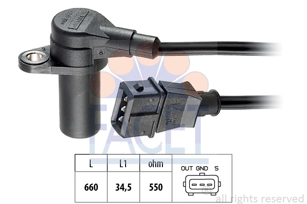 Sensor, crankshaft pulse (9.0149)