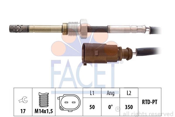 Sensor, exhaust gas temperature (22.0264)