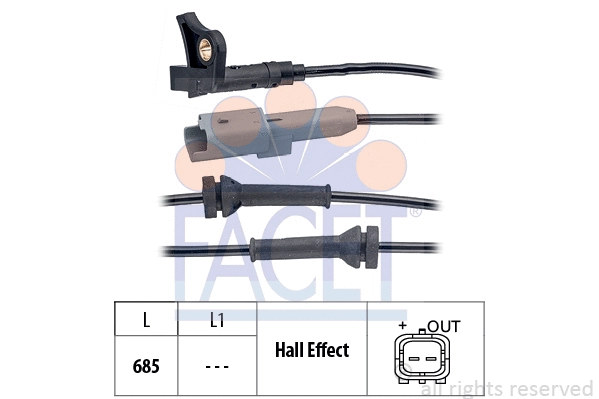 Sensor, wheel speed (21.0035)
