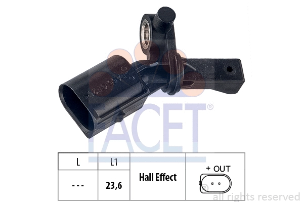 Sensor, wheel speed (21.0012)